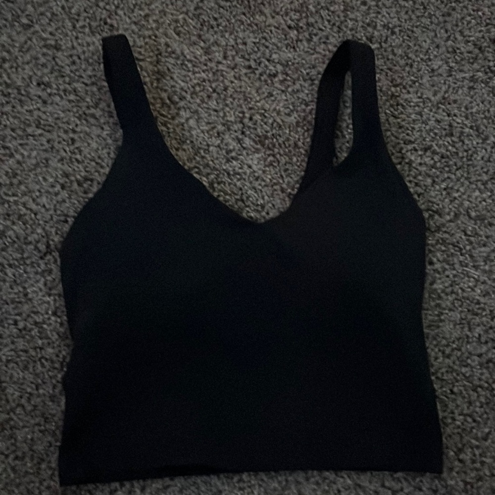 size 2 black align tank lululemon